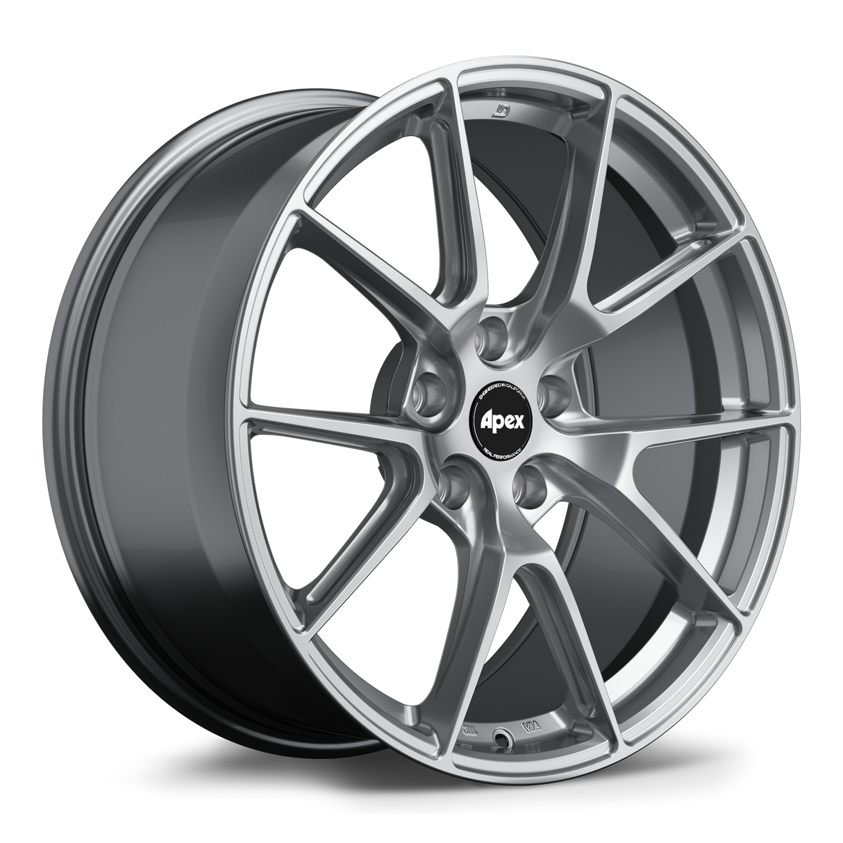 Apex 19" VS-5 Flow Formed 5x112 Wheel (Hyper Black) - VW/Audi (Small Bore)