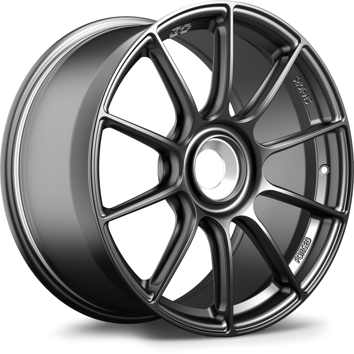 Apex 19" SM-10RS Forged PSCL Wheel (Satin Black) - Porsche