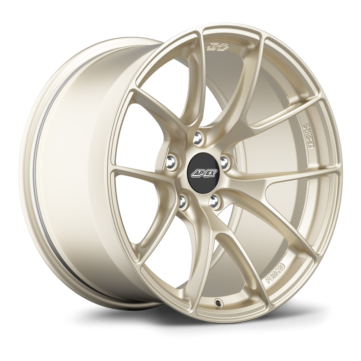 Apex 18" VS-5RS Forged 5x112 Wheel (Motorsport Gold) - VW/Audi (Small Bore)