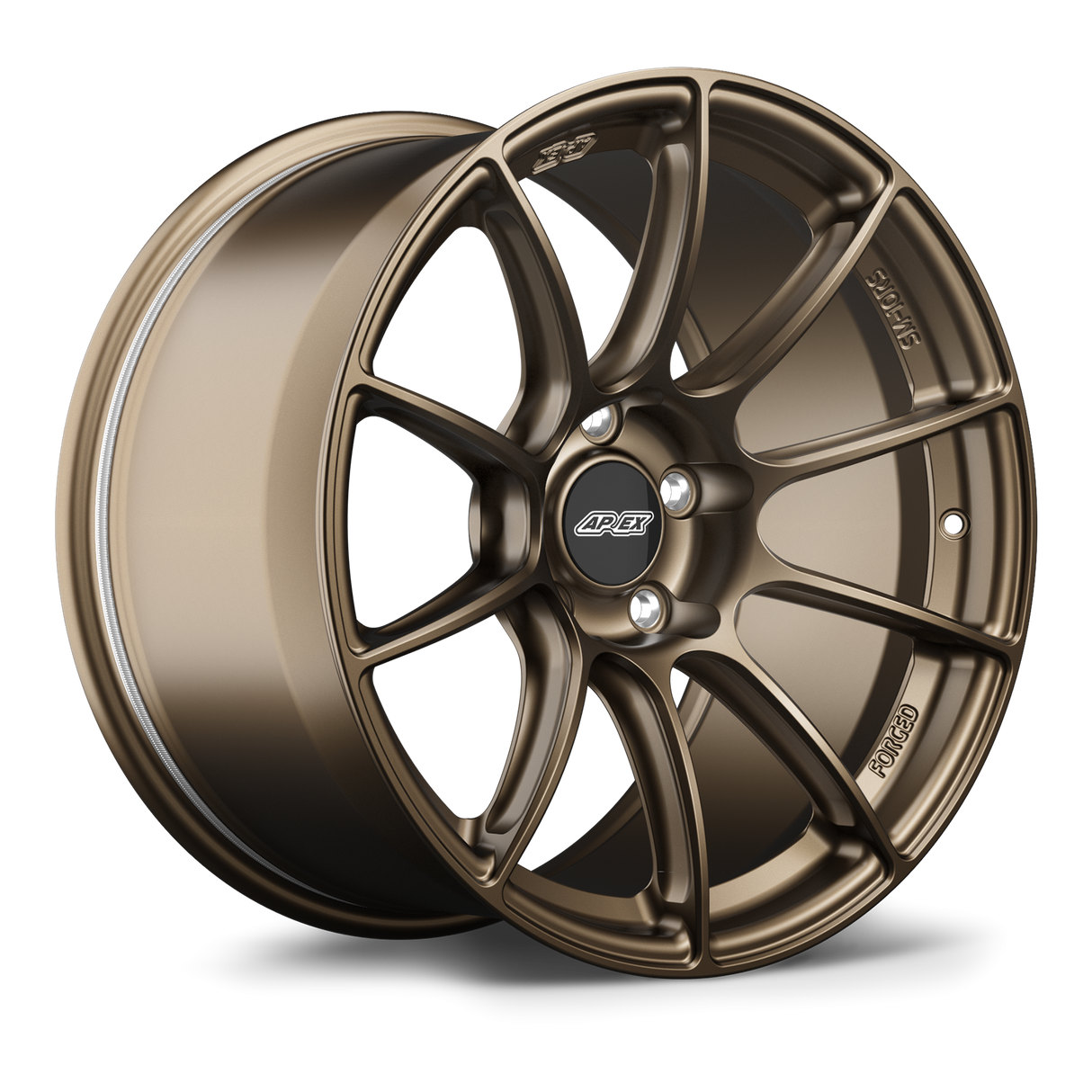Apex 18" SM-10RS Forged 5x130 Wheel (Satin Bronze) - Porsche