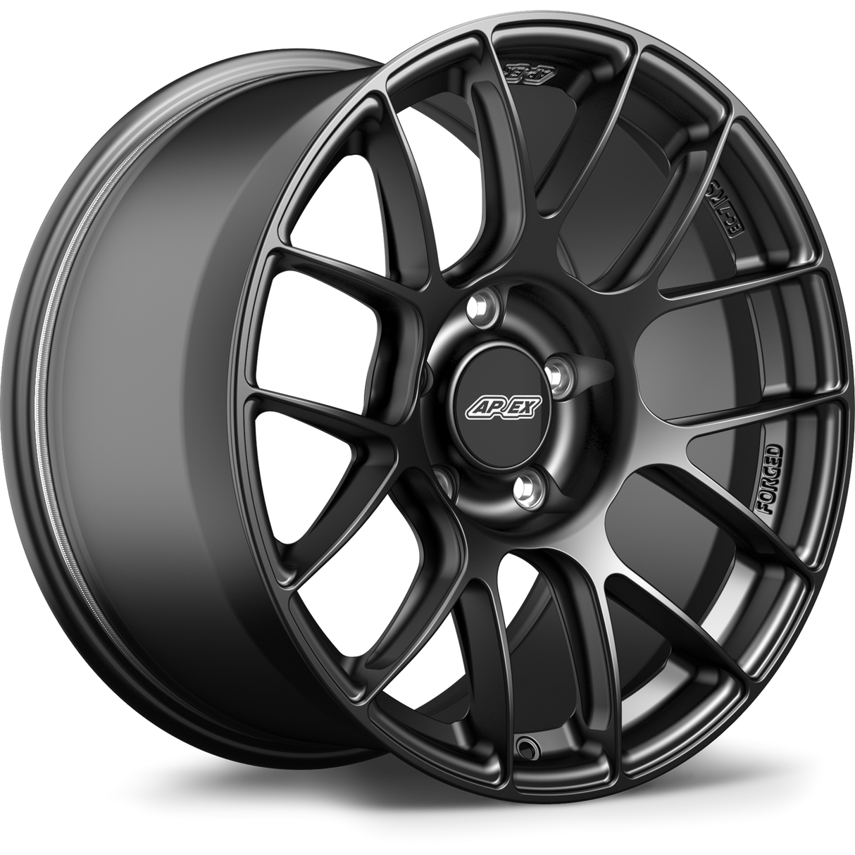 Apex 18" EC-7RS Forged 5x130 Wheel (Satin Black) - Porsche