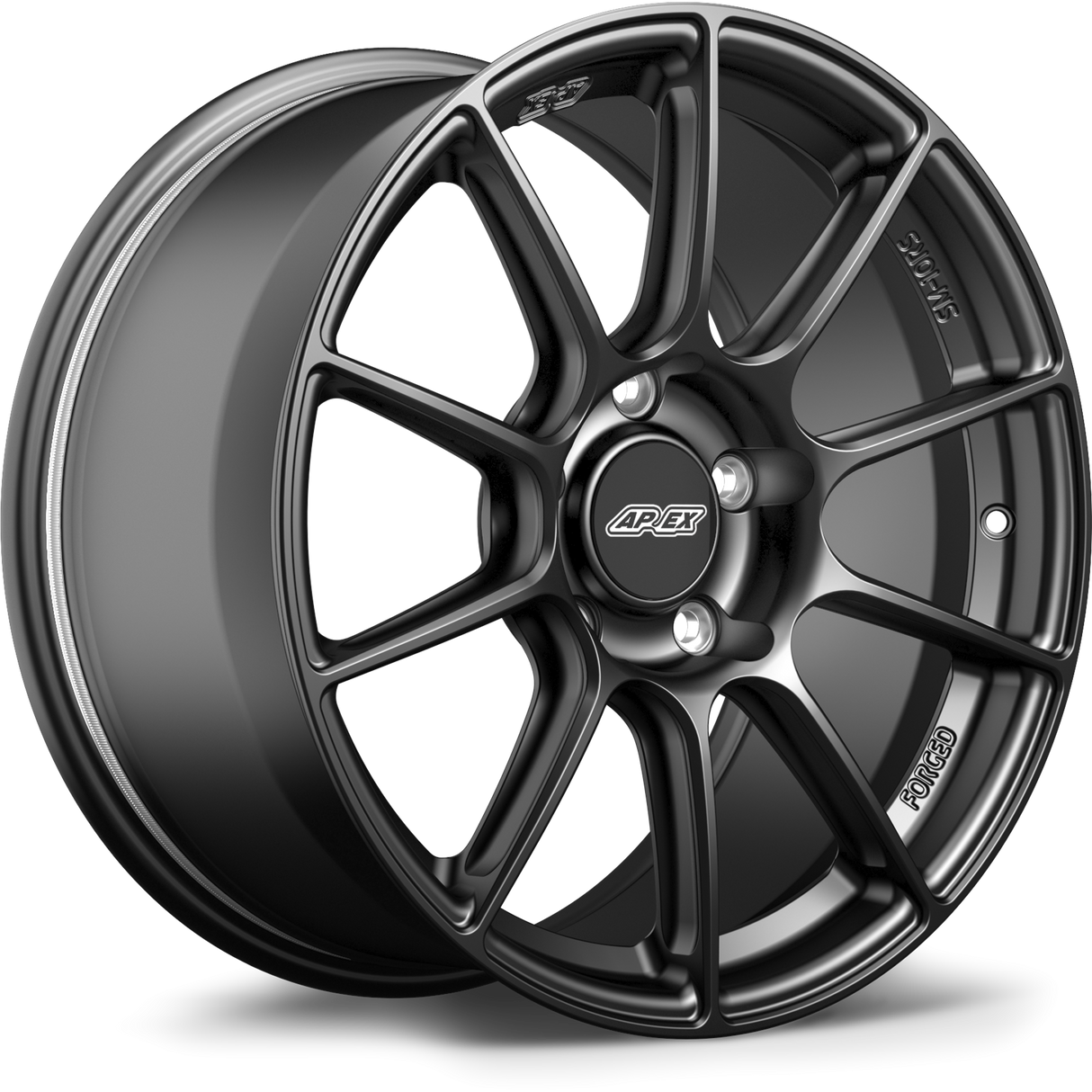 Apex 18" SM-10RS Forged 5x112 Wheel (Satin Black) - VW/Audi (Small Bore)