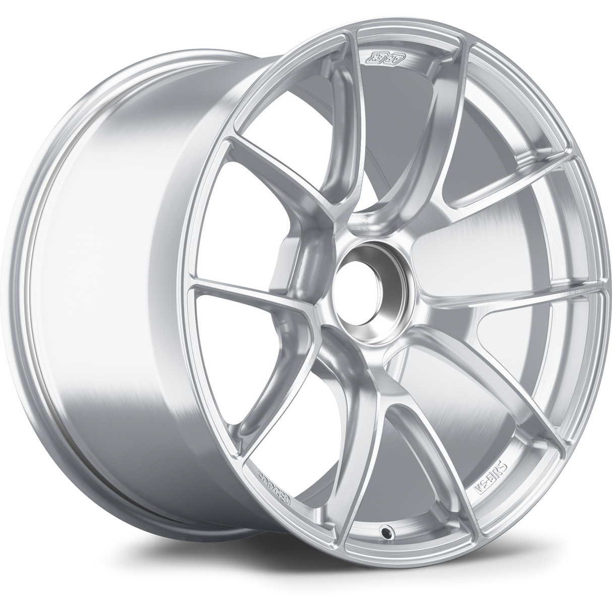 Apex 19" VS-5RS Forged PSCL Wheel (Brushed Clear) - Porsche
