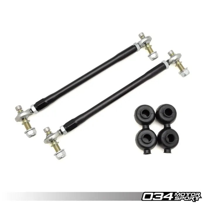 034Motorsport Adjustable Front Sway Bar End Link Pair (Motorsport) - MQB/e 1.8T/2.0T - Equilibrium Tuning, Inc.