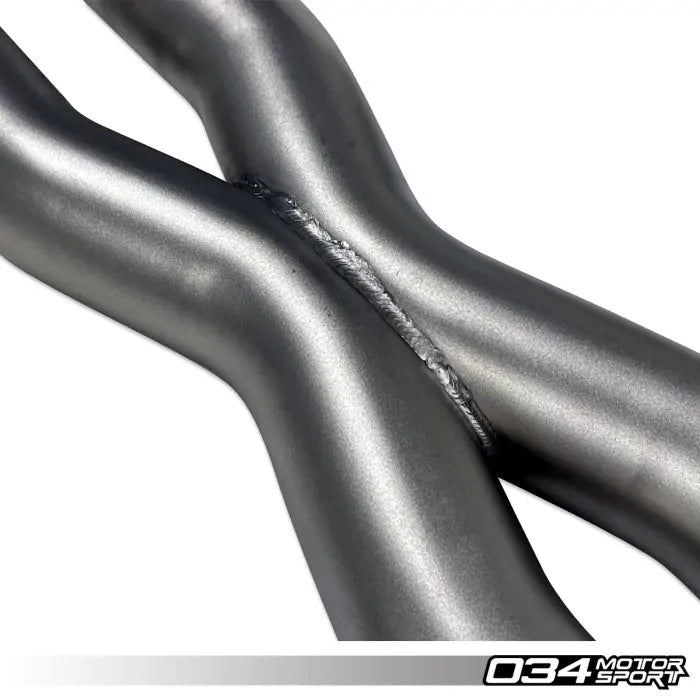 034Motorsport Res-X Resonator Delete and X-Pipe - Audi S4 (B9+) - Equilibrium Tuning, Inc.