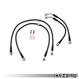 034Motorsport Stainless Steel Brake Line Kit - VW/Audi MQB/e 2.0T (w/ PP)