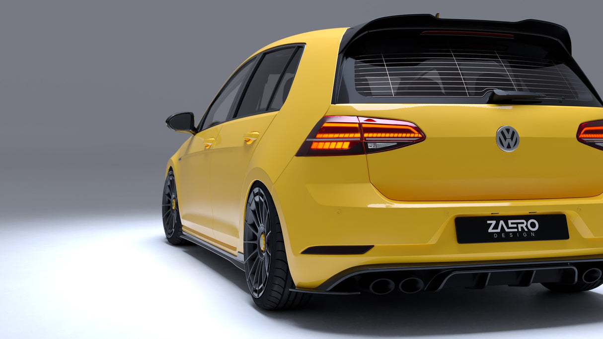 Zaero Design EVO-1 Rear Diffuser - VW Golf R 2.0T (Mk7.5)