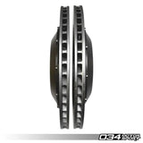 034Motorsport 2-Piece Floating Rear Brake Rotor 355mm Upgrade - VW/Audi MQBe Golf R (Mk8) / S3 (8Y) - Equilibrium Tuning, Inc.