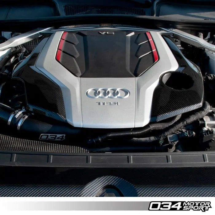 034Motorsport Carbon Fiber Engine Cover - Audi 3.0T Engines (B9+) - Equilibrium Tuning, Inc.