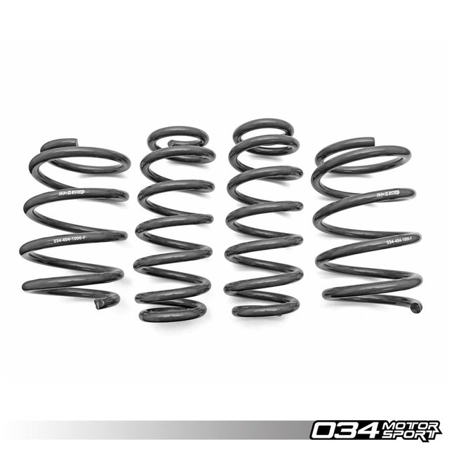 034Motorsport Dynamic+ Lowering Springs (A3/S3) - Equilibrium Tuning, Inc.