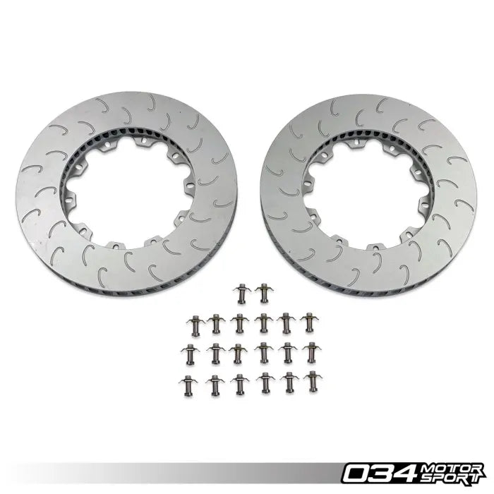 034Motorsport Replacement Front Rotor Ring Set (340mm) - VW/Audi MQB 2.0T - Equilibrium Tuning, Inc.