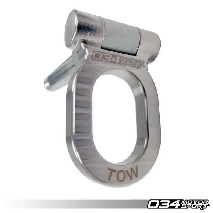 034Motorsport Stainless Steel Tow Hook (105mm) - VW/Audi MQB (Mk7+) (B8+) (B9+) - Equilibrium Tuning, Inc.