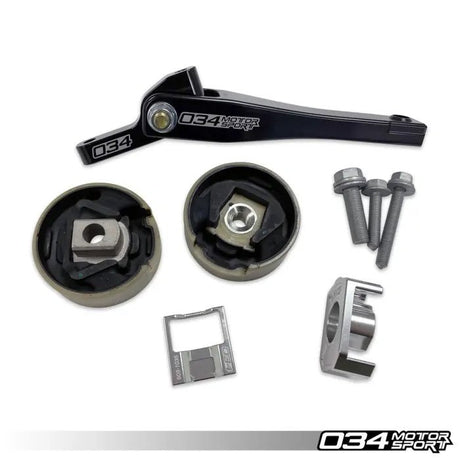 034Motrsport Billet Spherical Dogbone Mount Performance Pack w/ Dogbone Pucks (MT/DSG6) - VW/Audi MQB/e 1.8T/2.0T, Volkswagen & Audi MQB And MQB EVO With Manual Or 6-Speed DSG - Equilibrium Tuning, Inc.