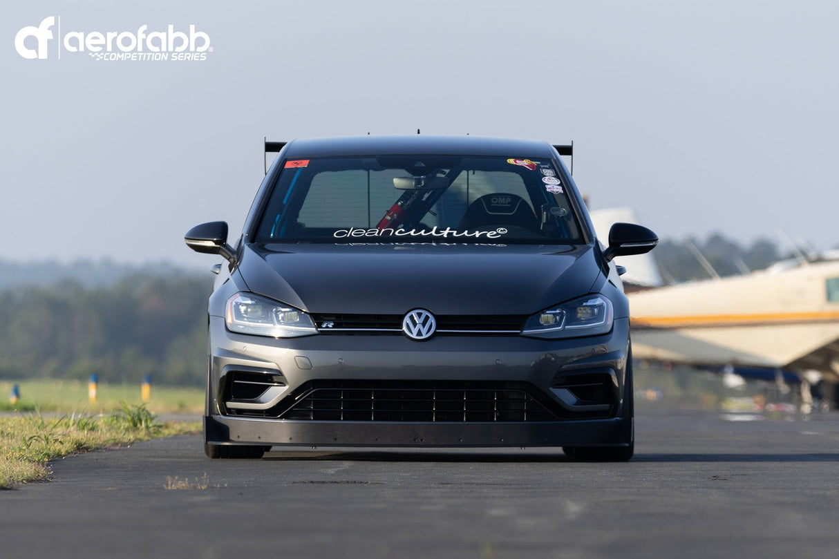 aerofabb Comp Series | Front Splitter Kit (VW MK7/MK7.5 GTI-R) - Equilibrium Tuning, Inc.