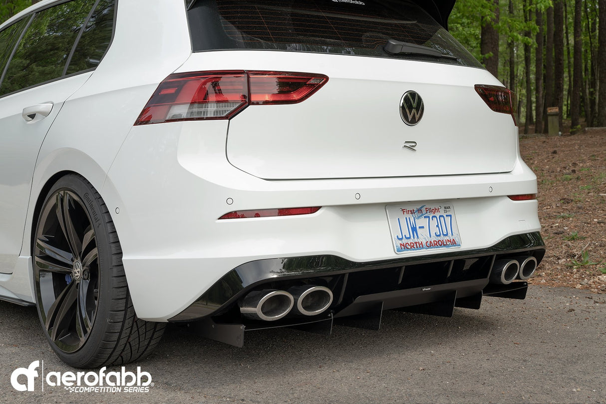 aerofabb Comp Series - Rear Diffuser (MK8 GOLF R) - Equilibrium Tuning, Inc.