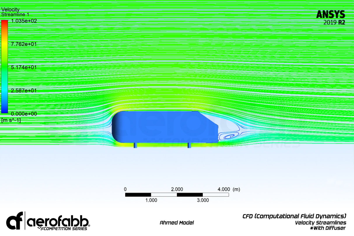 aerofabb Comp Series - Rear Diffuser (MK8 GOLF R) - Equilibrium Tuning, Inc.