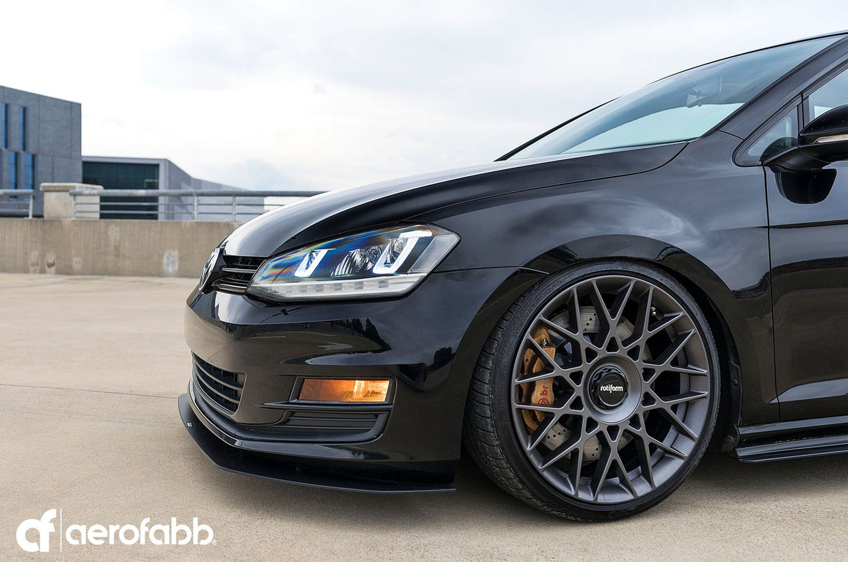 aerofabb Front Splitter (VW MK7 Golf TSI/TDI) - Equilibrium Tuning, Inc.