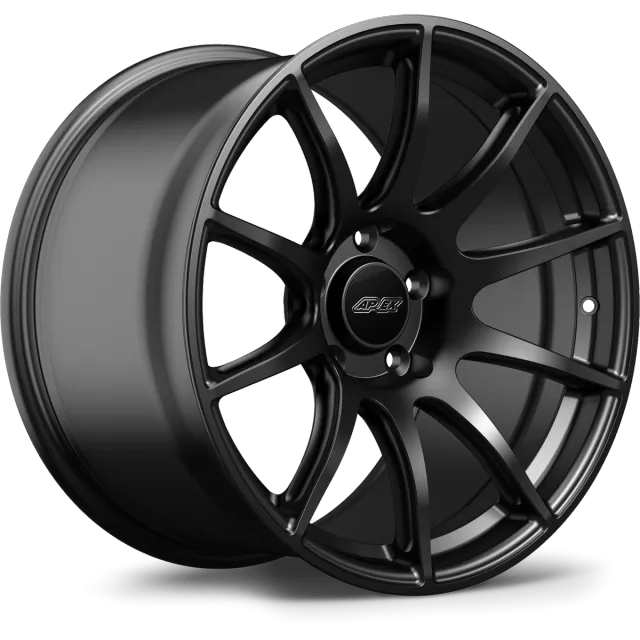 APEX 17" SM-10 VW 5x112 Wheel - Satin Black - Equilibrium Tuning, Inc.