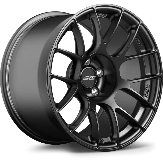 APEX 19" EC-7RS Forged Porsche 5x130 Wheel - Satin Black - Equilibrium Tuning, Inc.