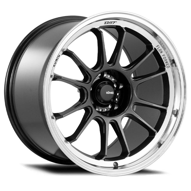 Konig 18" Hypergram 5X112 Wheel - Metallic Carbon W/ Machined Lip - Equilibrium Tuning, Inc.