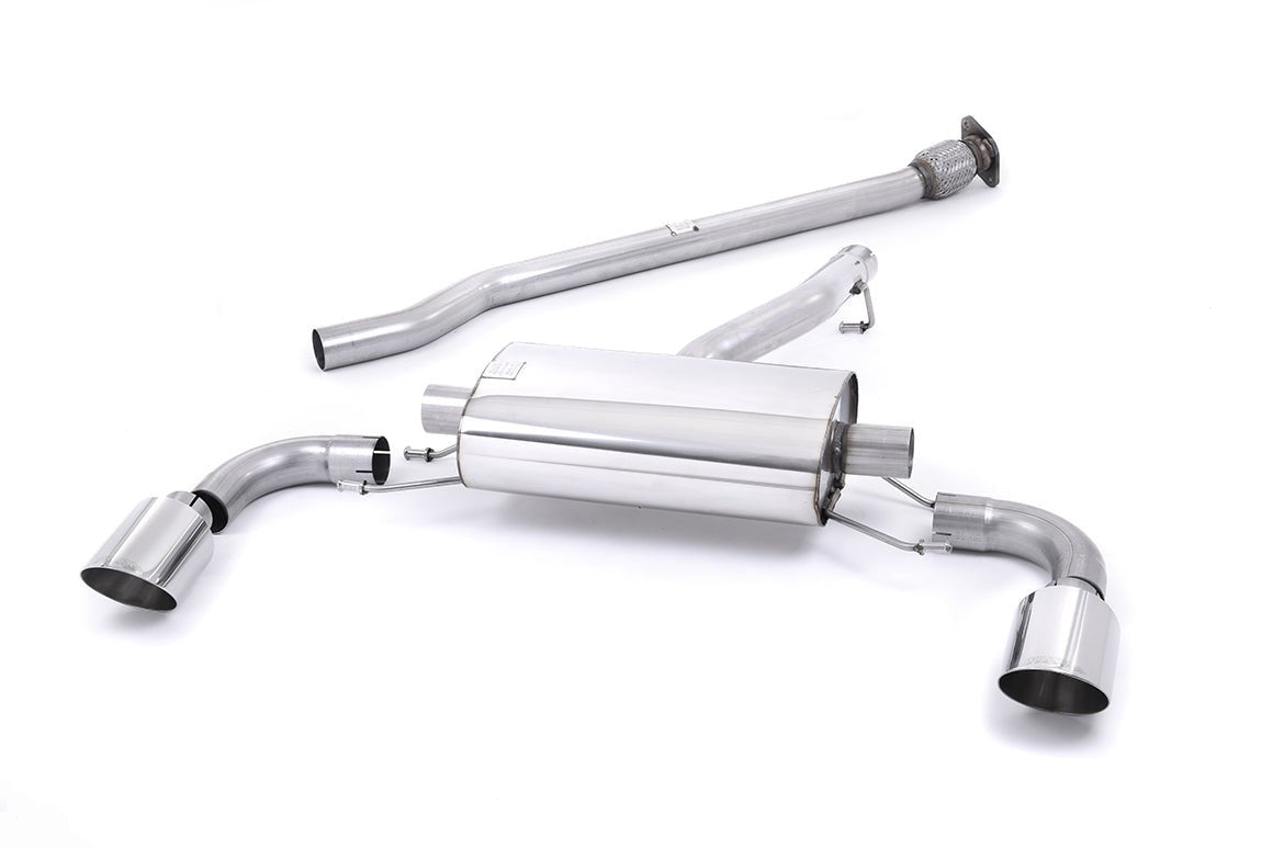 Milltek Secondary Cat-Back Exhaust System - 2.0 BRZ/FR-S/GT86 / 2.4 GR86 - Equilibrium Tuning, Inc.